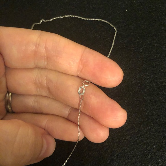 10k white gold Tanzanite necklace JCPenney brand - Picture 9 of 11